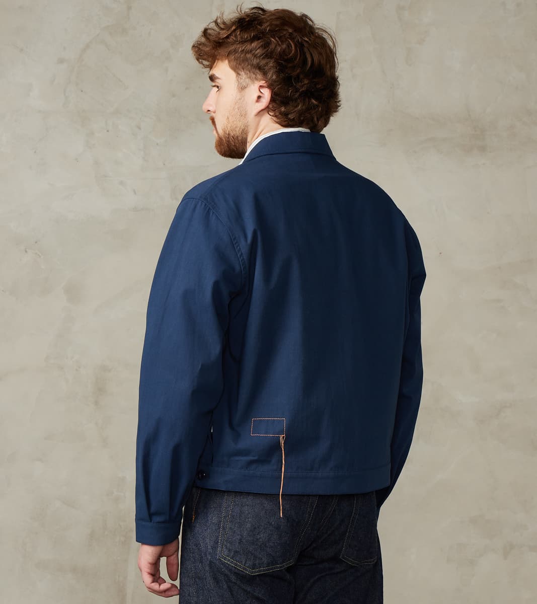 Albert Mechanic Jacket - Navy Cotton Canvas
