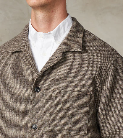 FxDR Tristan Work Jacket - Lovat® Sonsie Tweed Twill - Undyed Ash Barleycorn