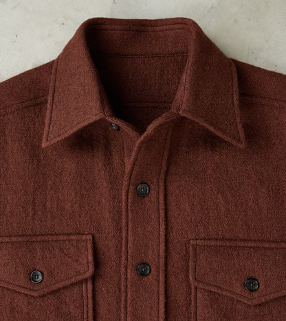 Kenny Overshirt - Tobacco Wool Twill