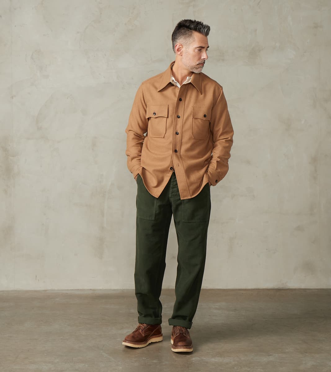 CPO 2.0 Shirt - Camel Wool Twill