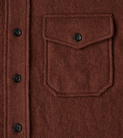 Kenny Overshirt - Tobacco Wool Twill