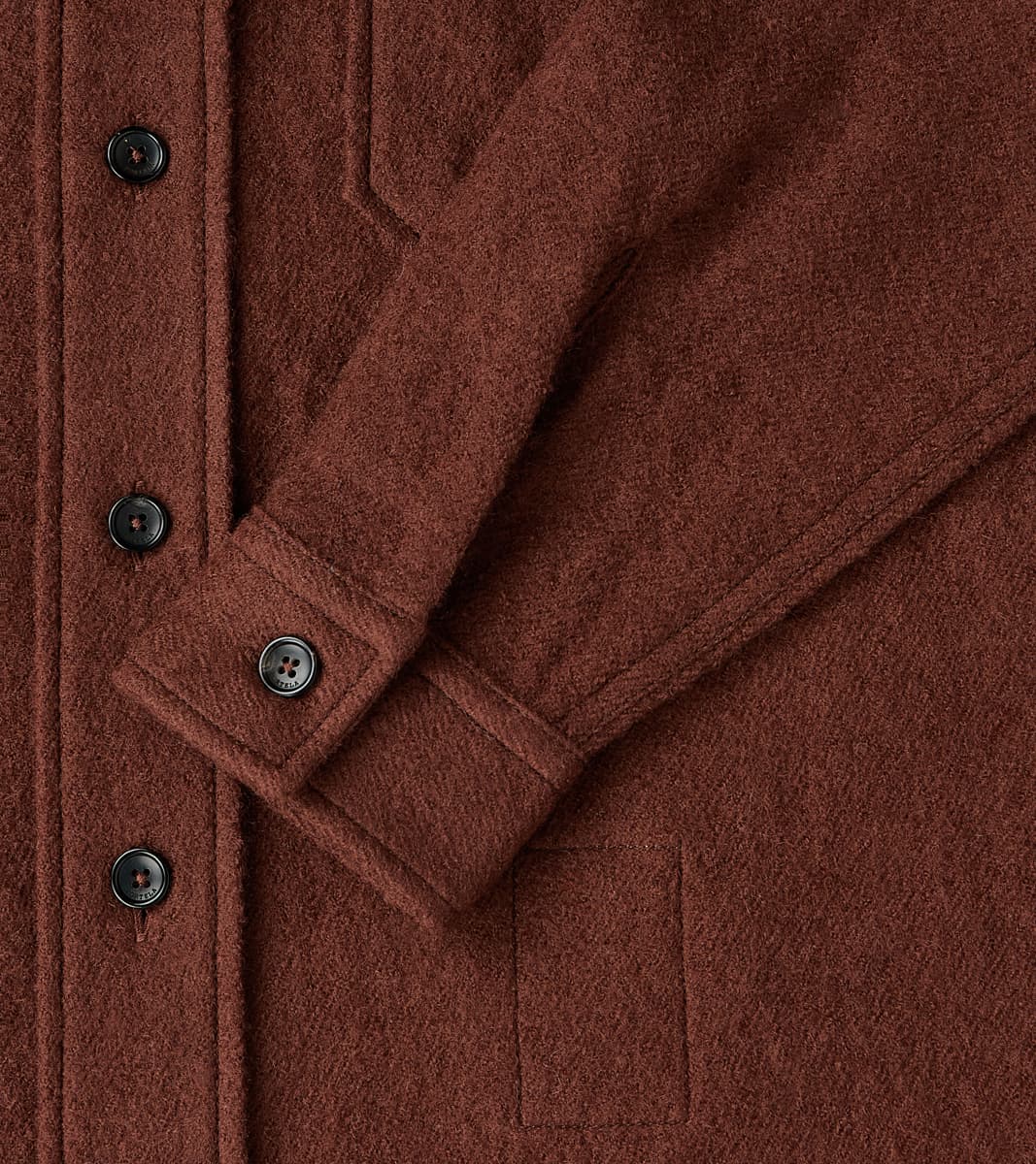 Kenny Overshirt - Tobacco Wool Twill