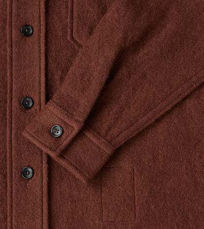 Kenny Overshirt - Tobacco Wool Twill