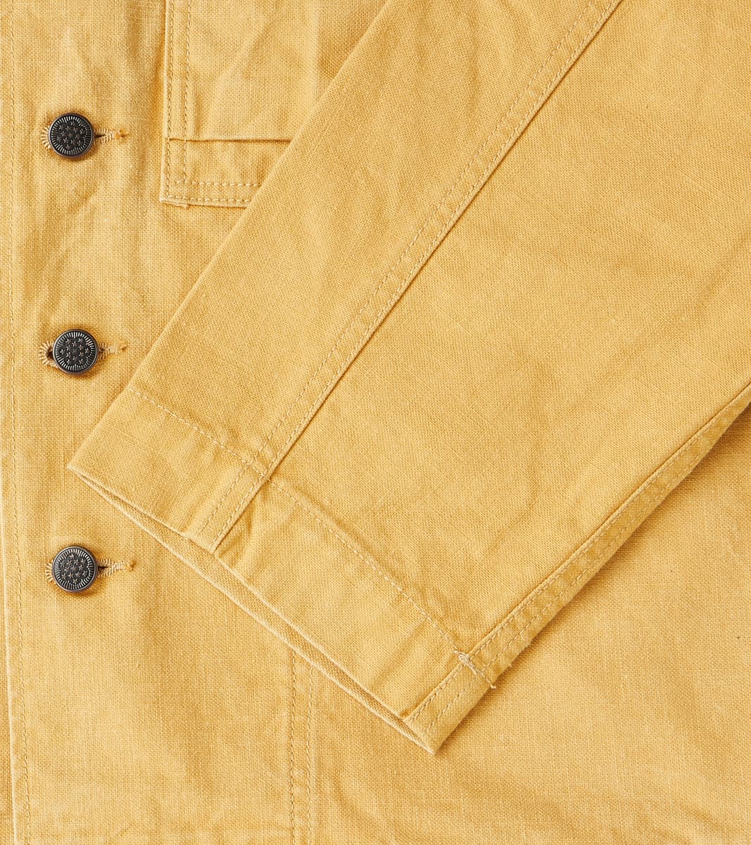 Richard Army Overshirt - Sand Japanese Canvas