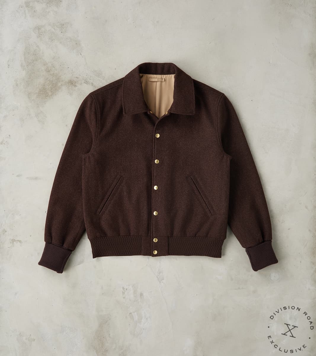 Fortela x Division Road Cambridge Bomber Jacket - Lovat® Sonsie Tweed …