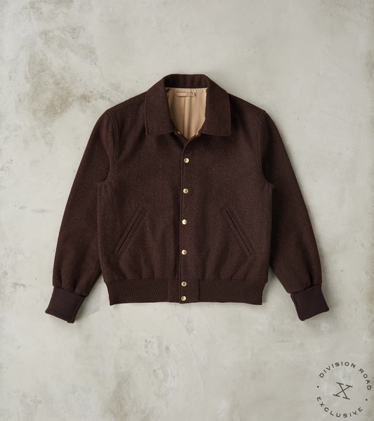 Fortela x Division Road Cambridge Bomber Jacket - Lovat® Sonsie Tweed …