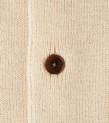 Brando Cardigan Jacket - Beige Wool Knit