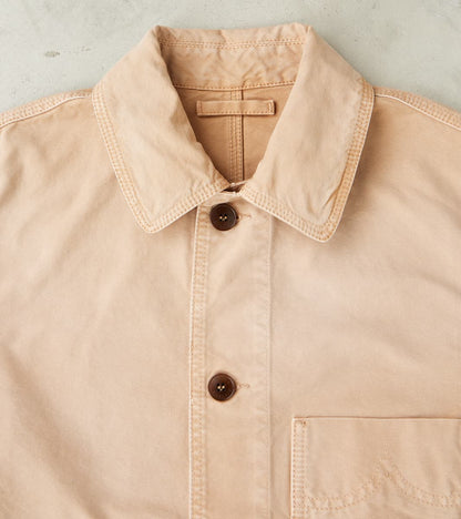 Montana Barn Jacket - Beige Sunfaded Cotton Canvas
