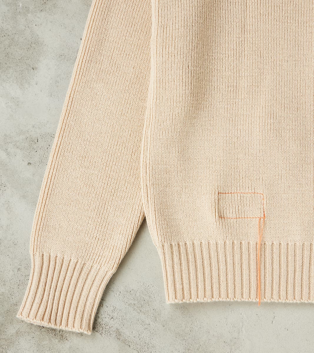 Brando Cardigan Jacket - Beige Wool Knit