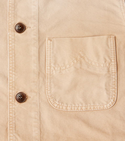Montana Barn Jacket - Beige Sunfaded Cotton Canvas