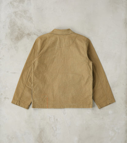 Richard Army Overshirt - Sage Japanese Canvas