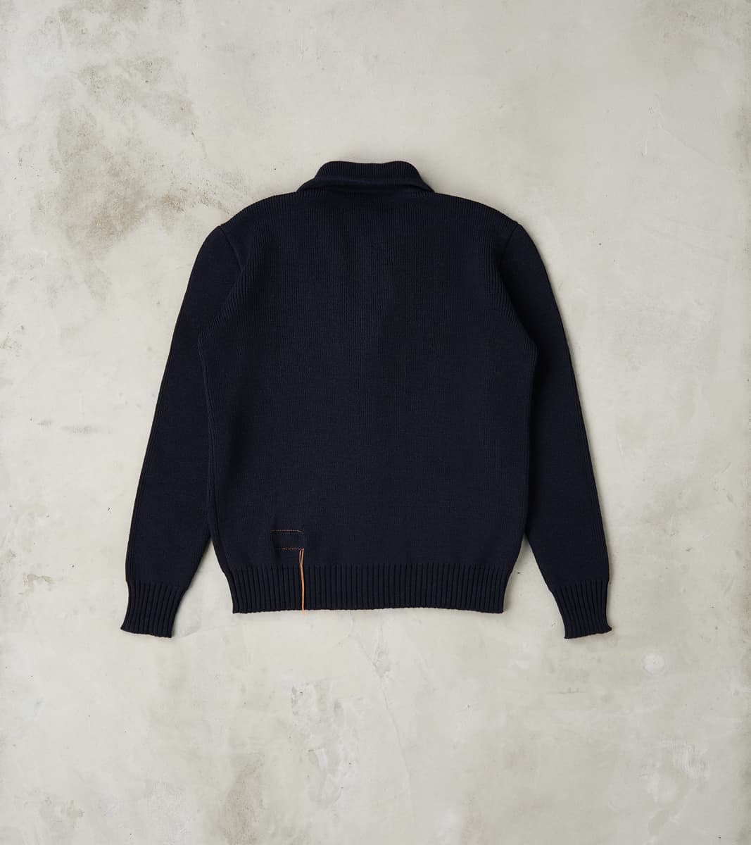 Brando Cardigan Jacket - Navy Wool Knit