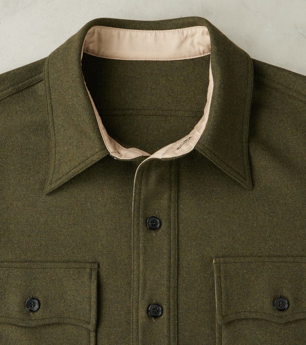 CPO 2.0 Shirt - Forest Green Wool Twill