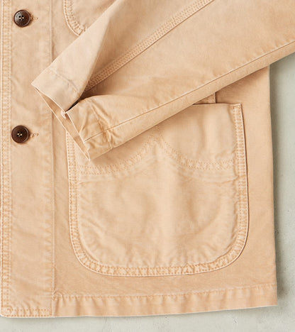 Montana Barn Jacket - Beige Sunfaded Cotton Canvas