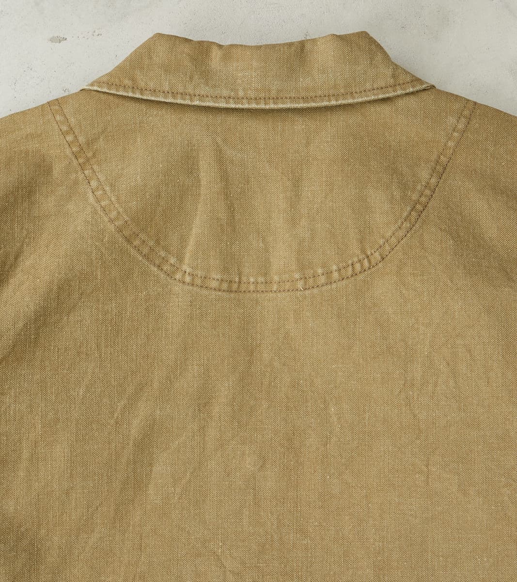 Richard Army Overshirt - Sage Japanese Canvas