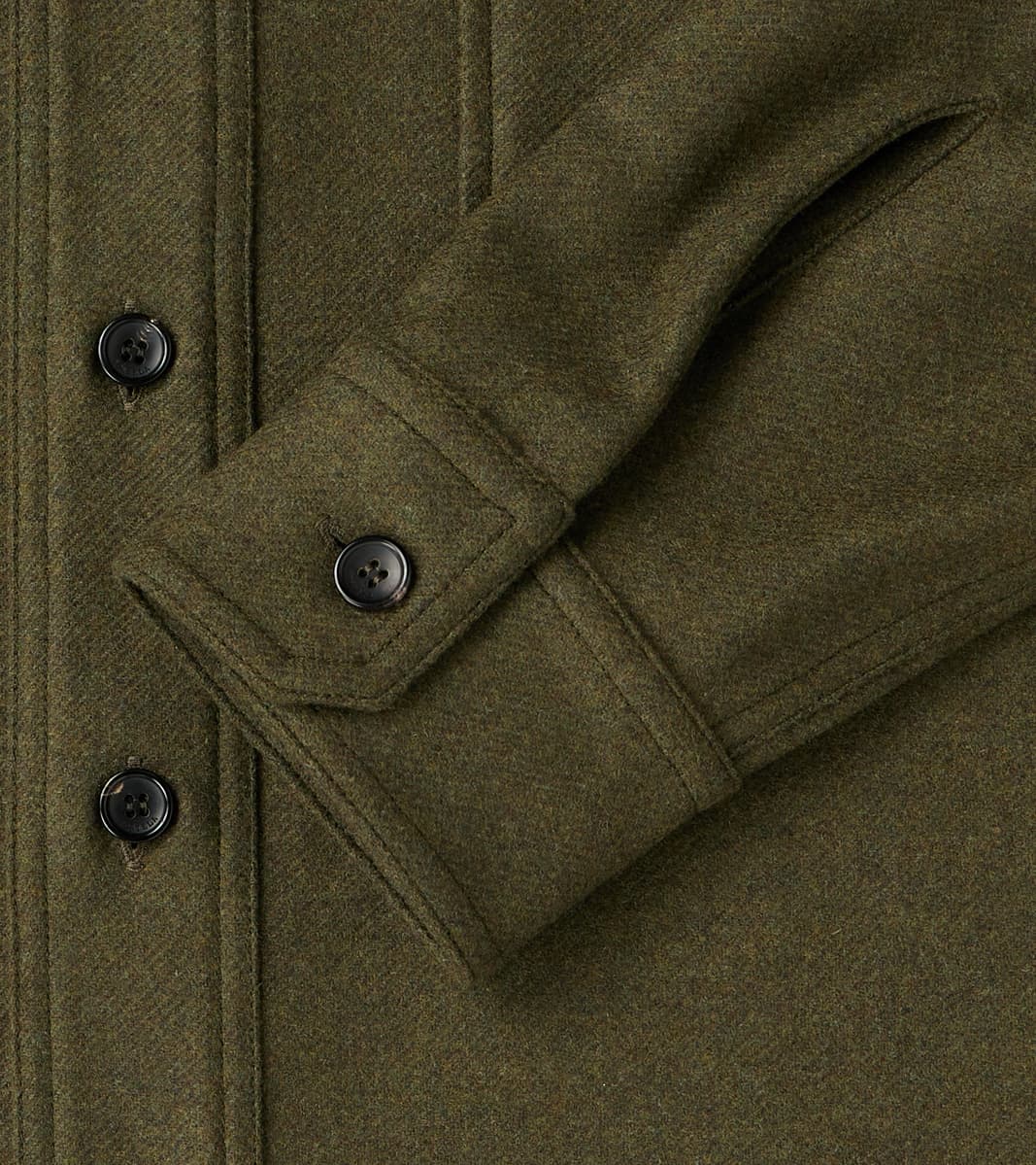 Fortela CPO 2.0 Shirt - Forest Green Wool Twill – Division Road, Inc.