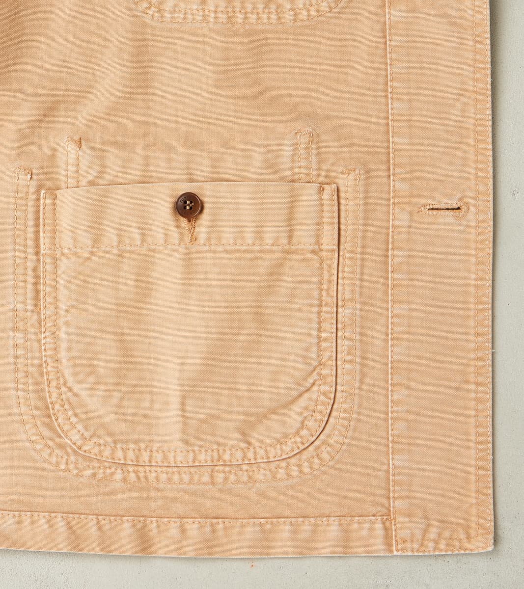 Montana Barn Jacket - Beige Sunfaded Cotton Canvas