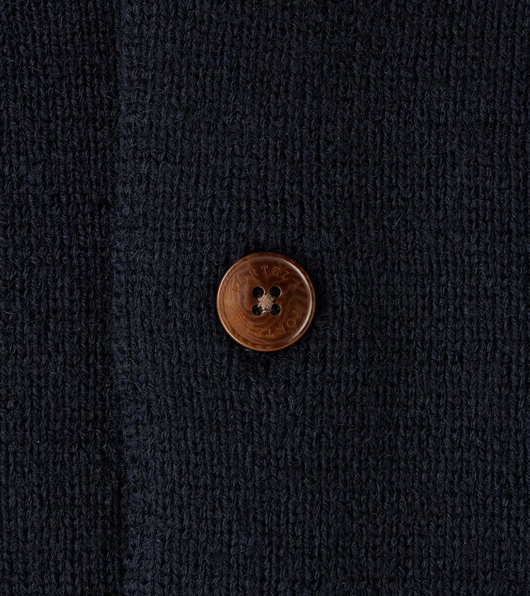 Brando Cardigan Jacket - Navy Wool Knit