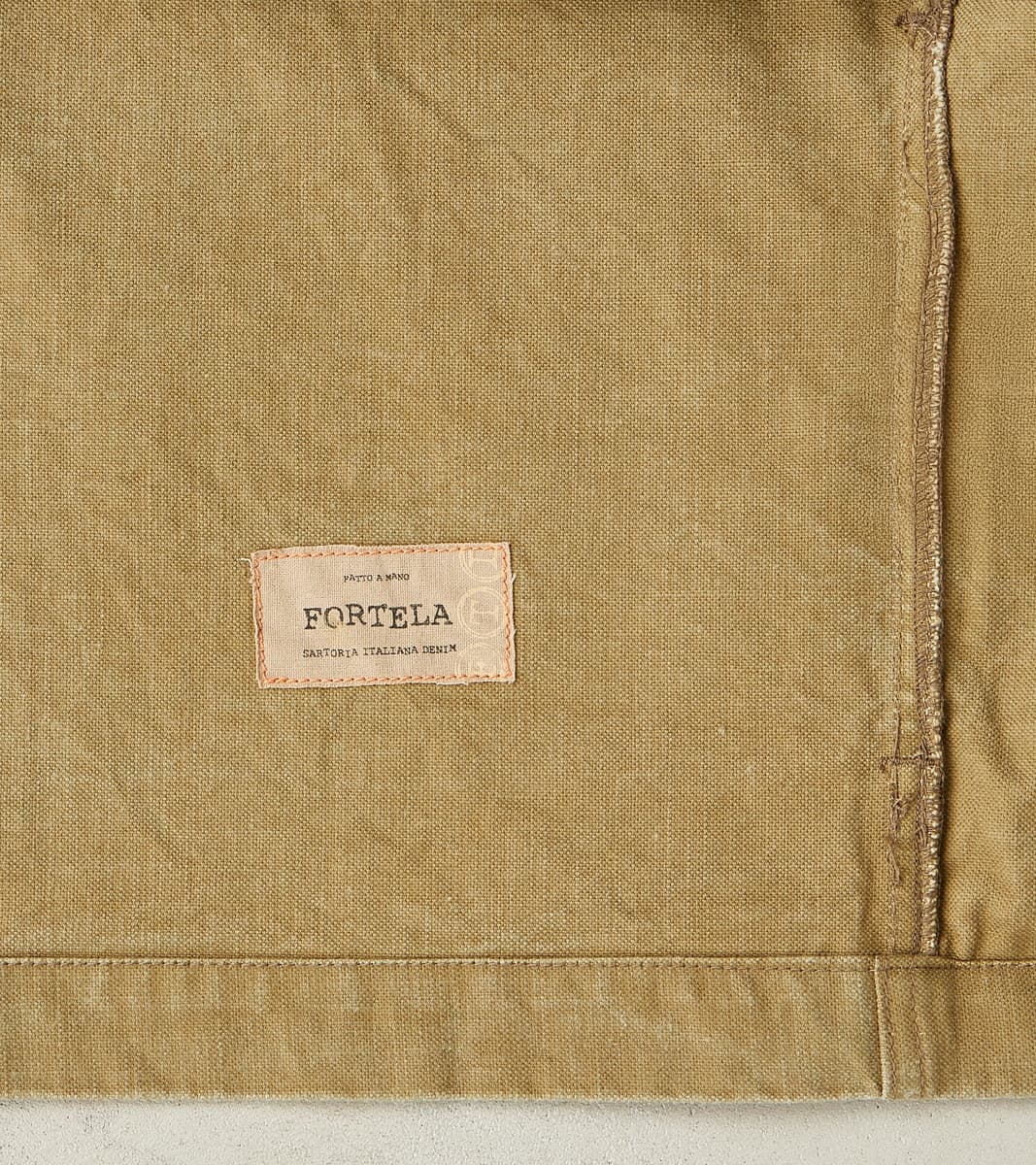 Richard Army Overshirt - Sage Japanese Canvas