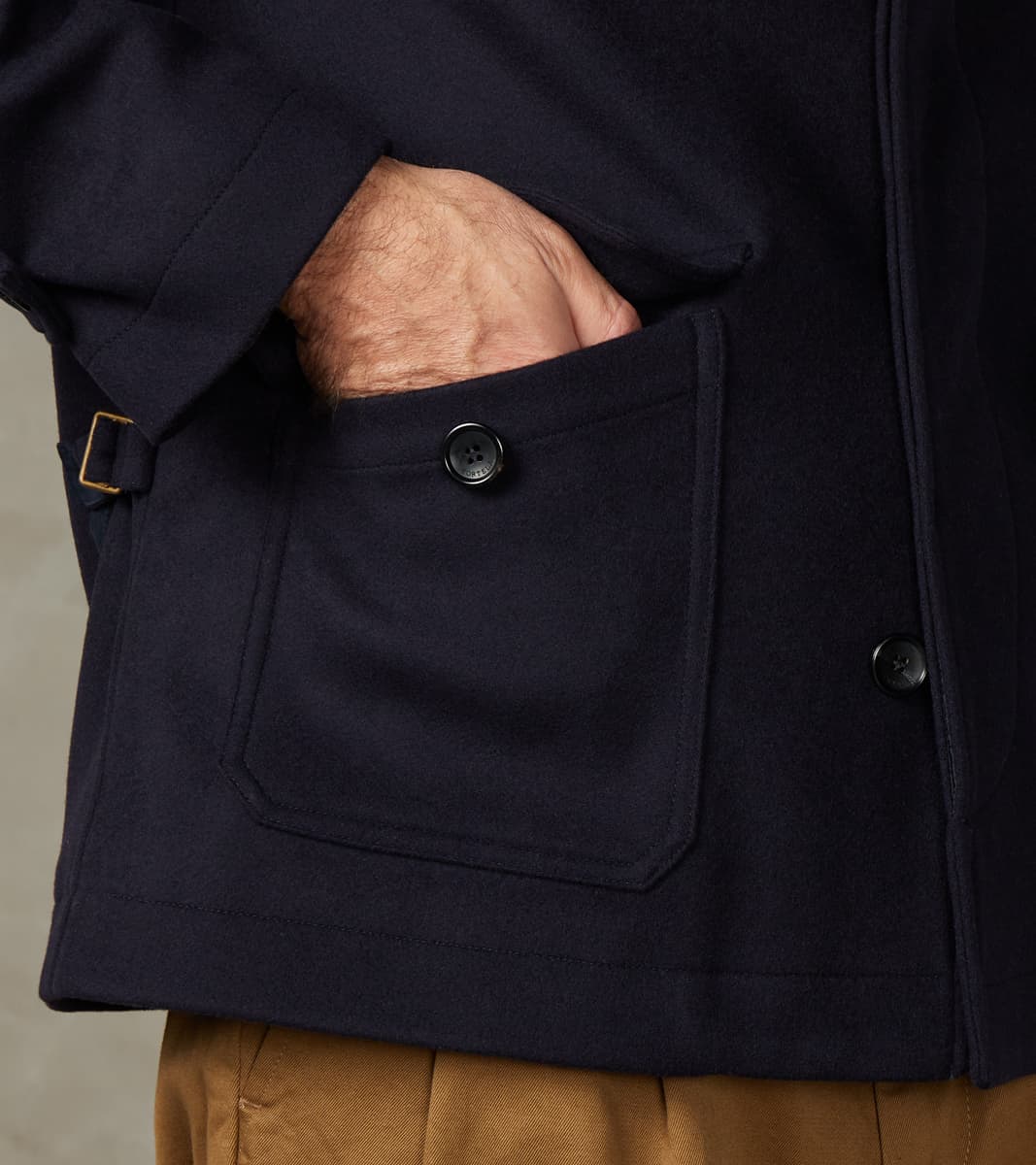 Roger Jacket - Navy Superfine Wool Twill