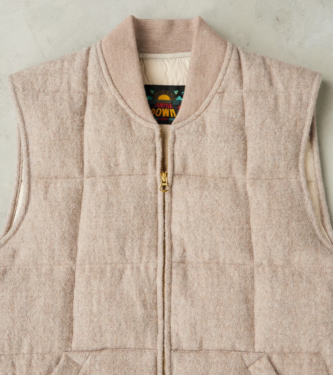 Outdoor Vest - Natural Wool