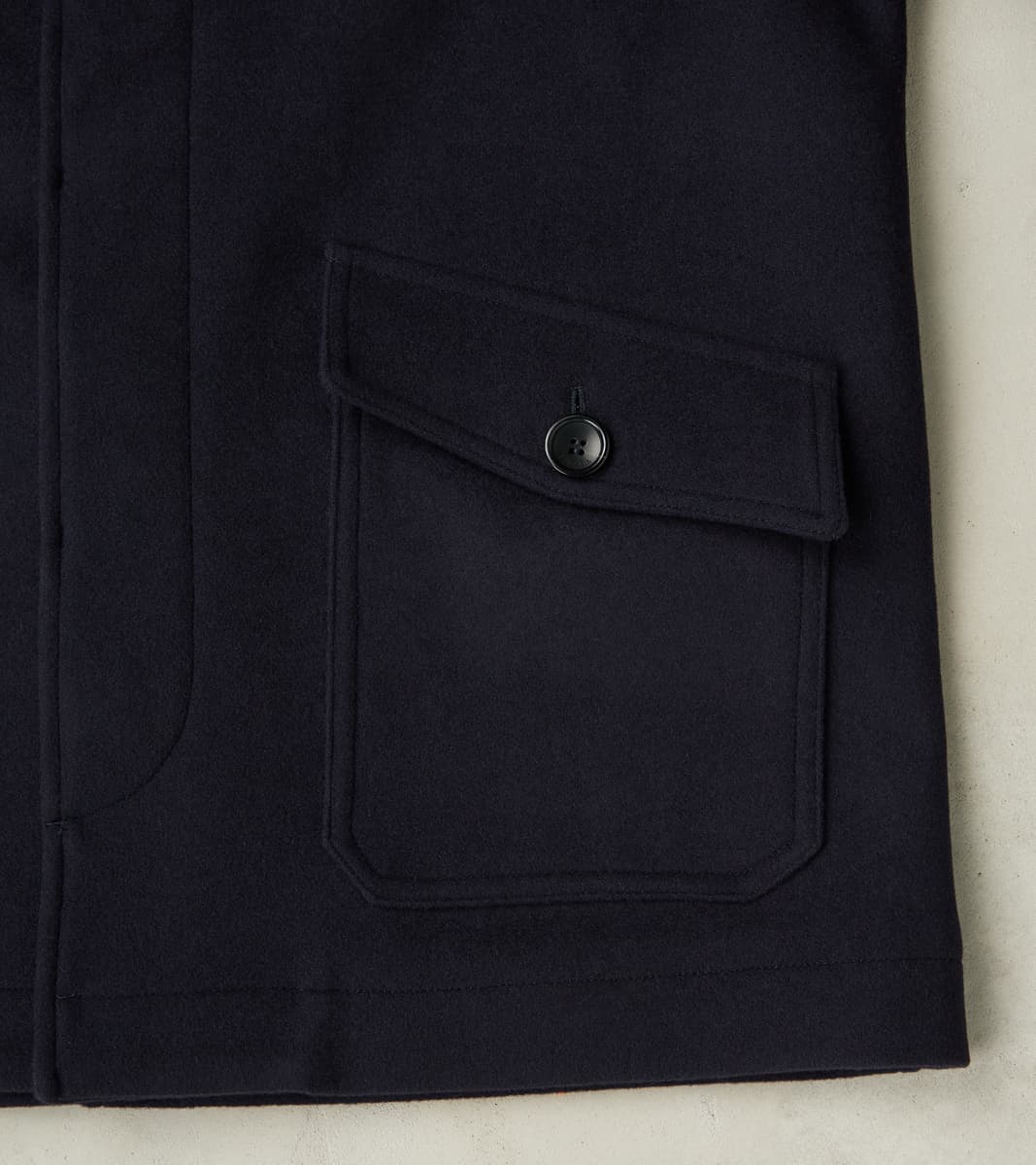 Roger Jacket - Navy Superfine Wool Twill