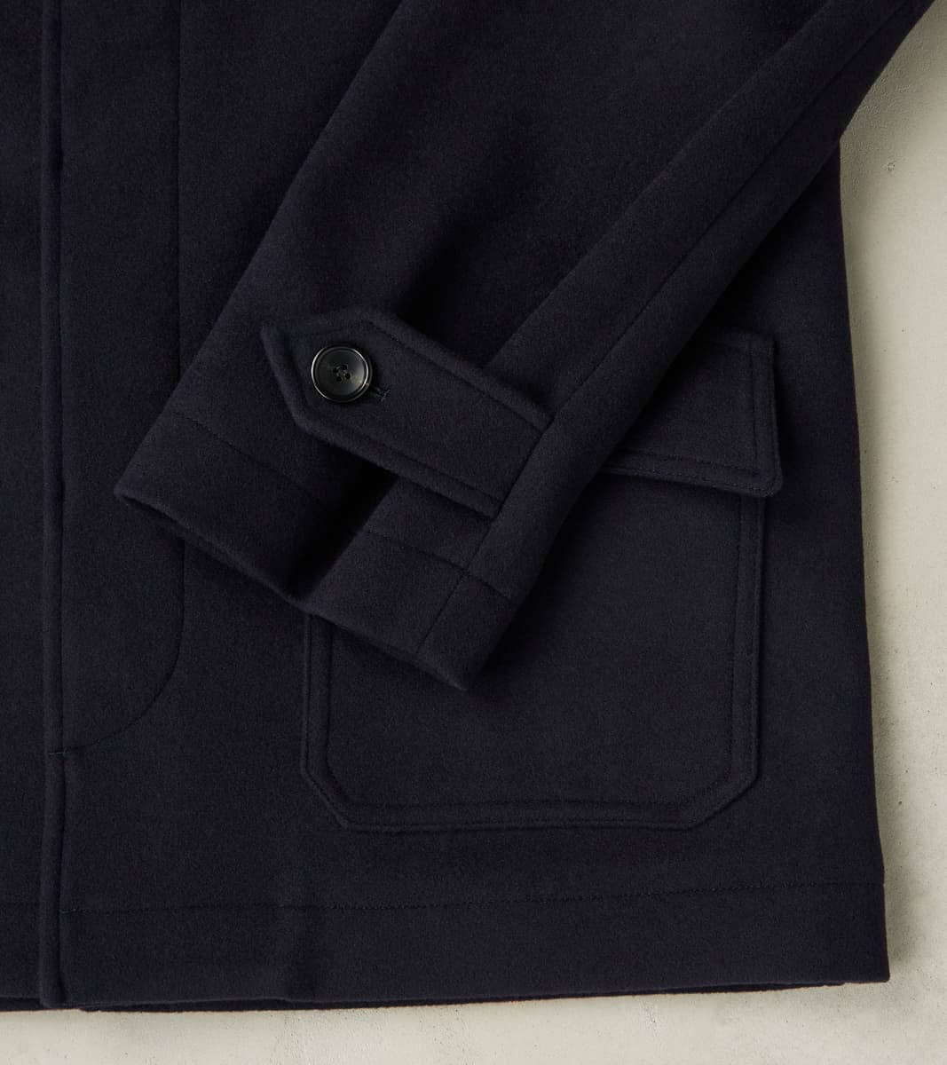 Roger Jacket - Navy Superfine Wool Twill