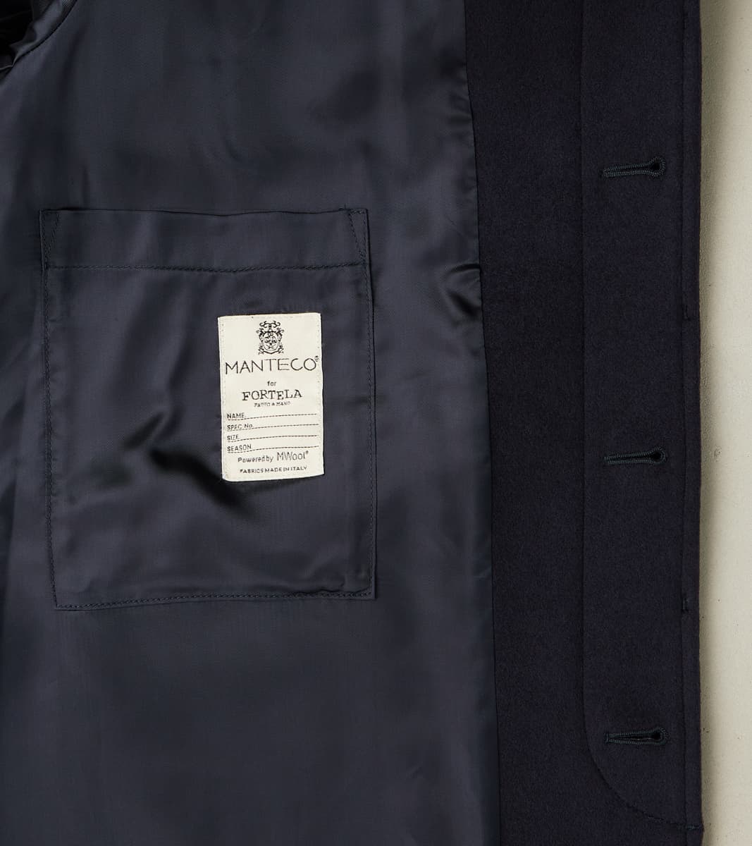 Roger Jacket - Navy Superfine Wool Twill