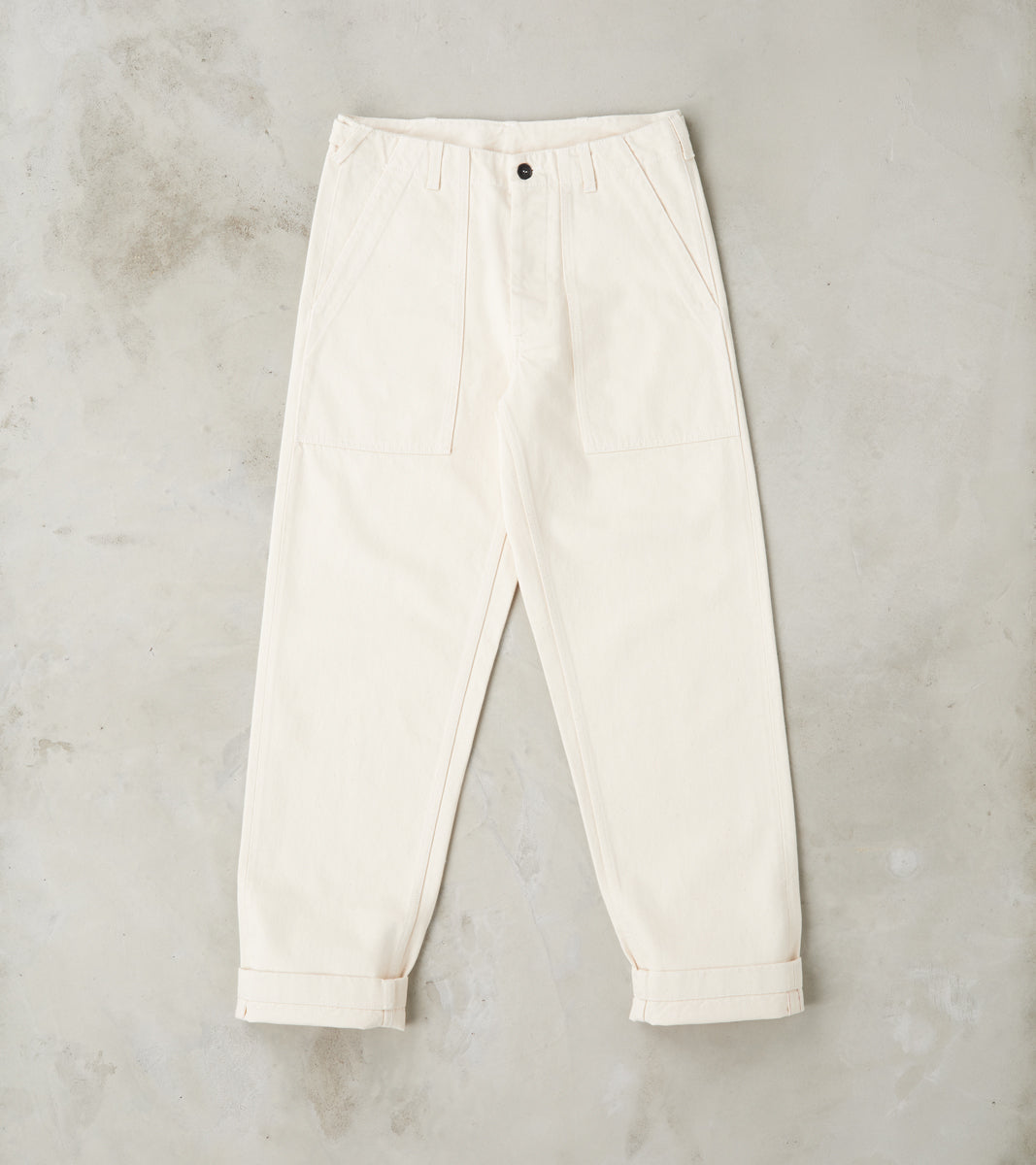 Fortela New Fatigue Trouser - Natural Selvedge Denim