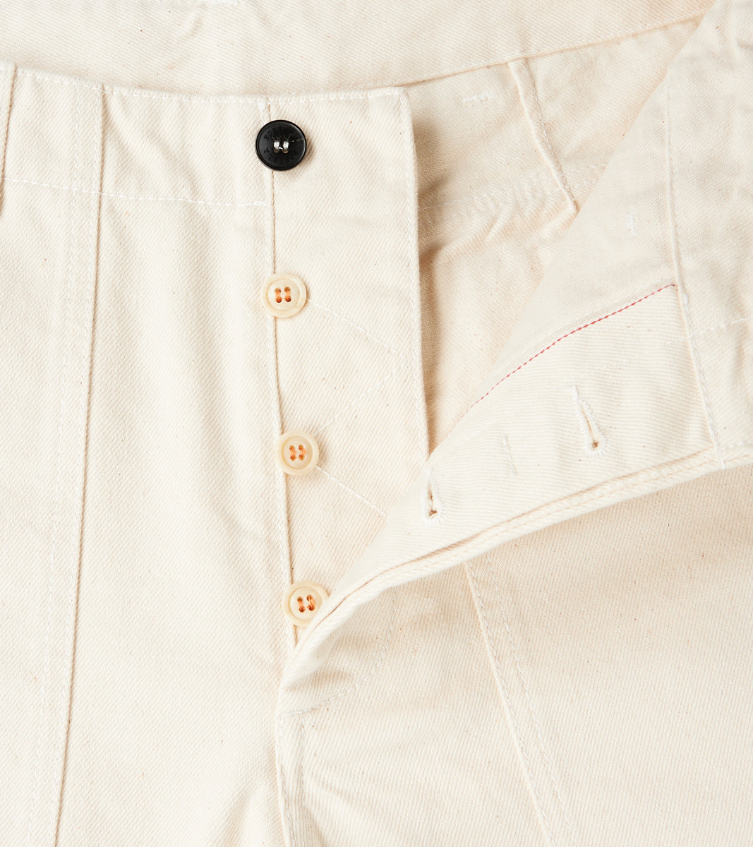 New Fatigue Trouser - Natural Selvedge Denim