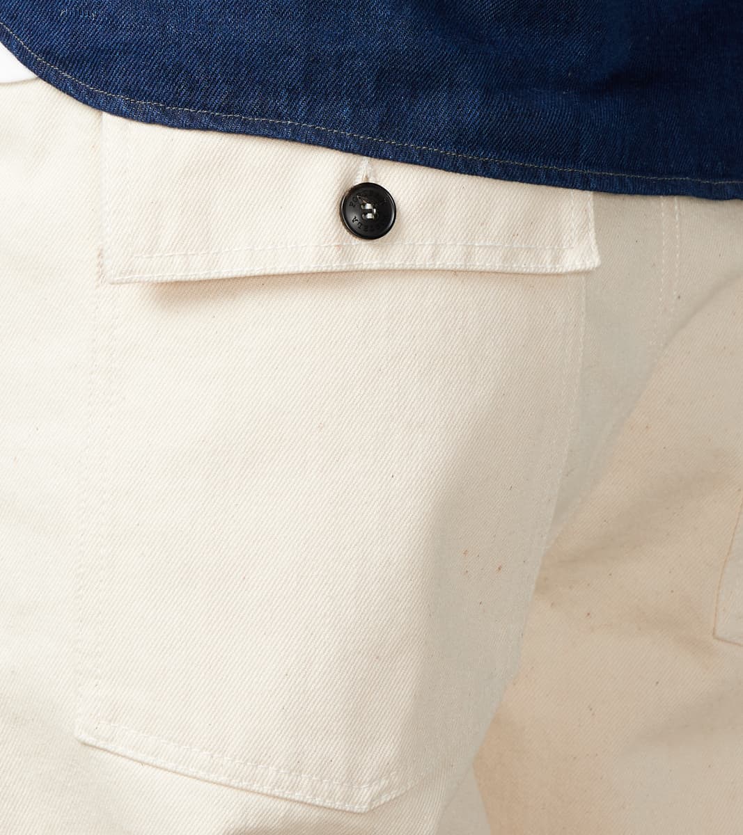 New Fatigue Trouser - Natural Selvedge Denim