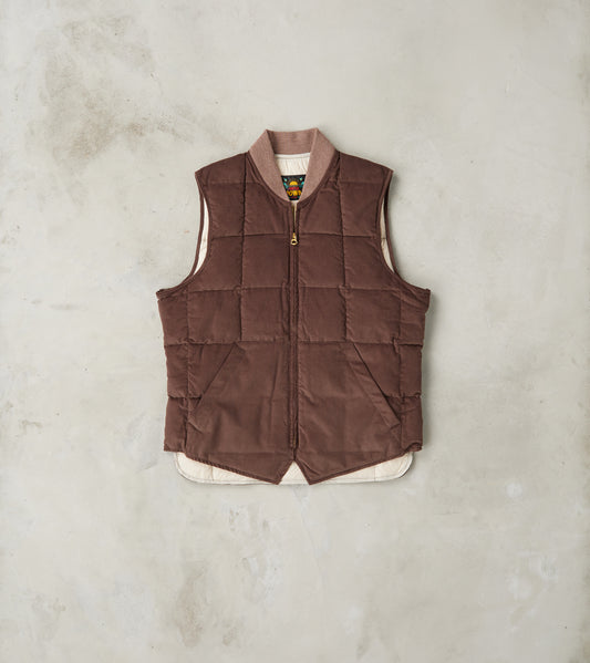 Fortela Outdoor Vest - Brown Corduroy