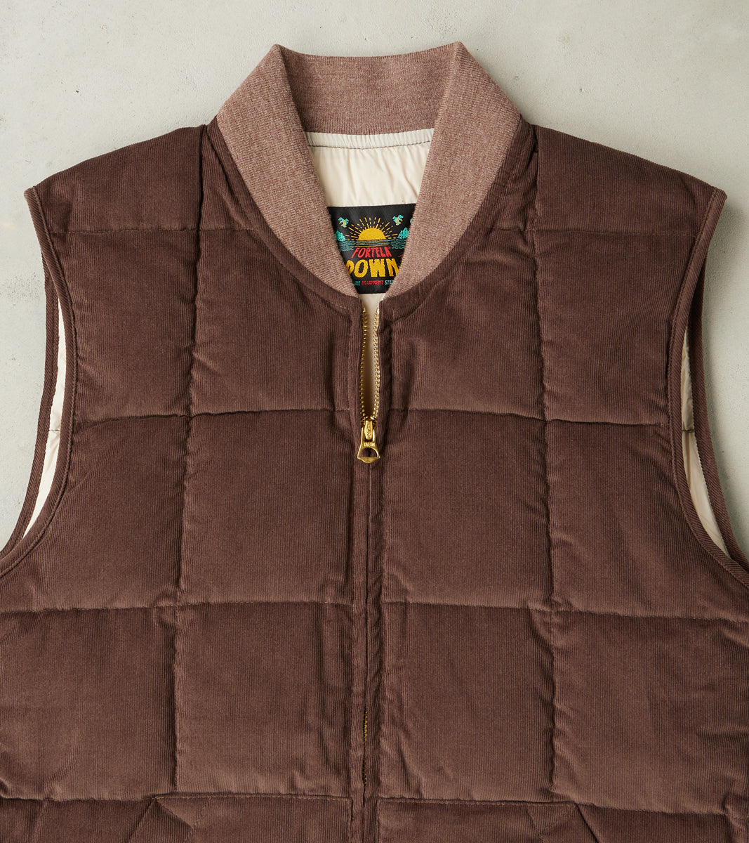 Outdoor Vest - Brown Corduroy