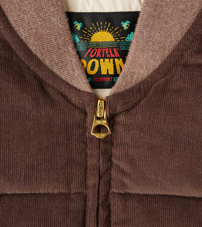 Outdoor Vest - Brown Corduroy