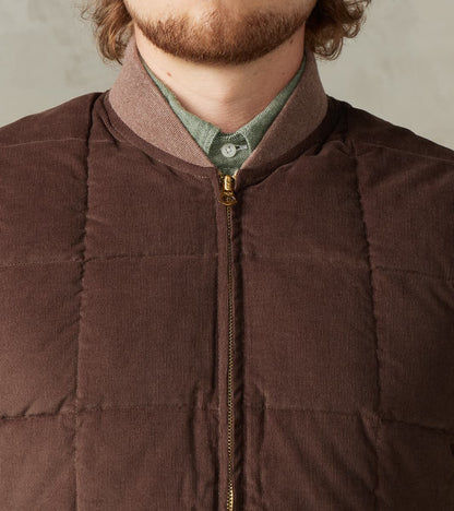 Outdoor Vest - Brown Corduroy