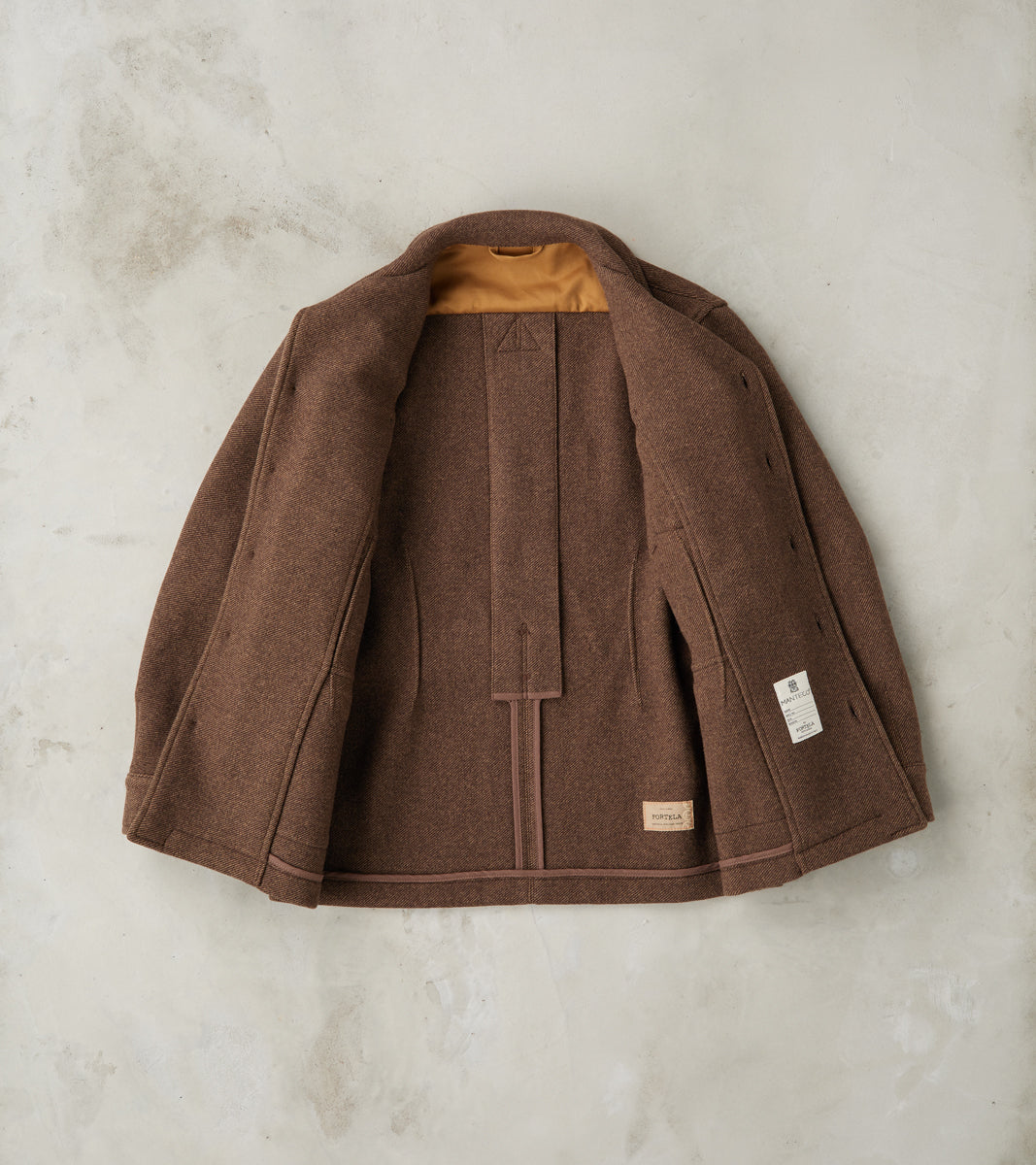 Saharan Jacket - Brown Wool Twill