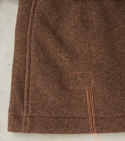 Saharan Jacket - Brown Wool Twill