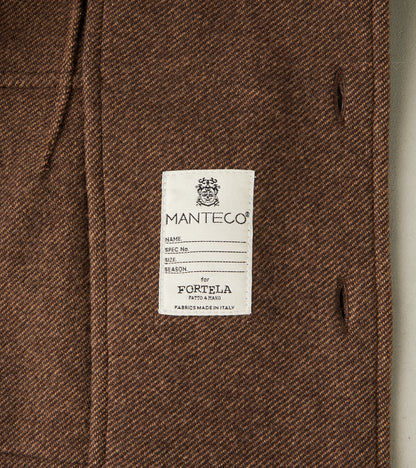 Saharan Jacket - Brown Wool Twill