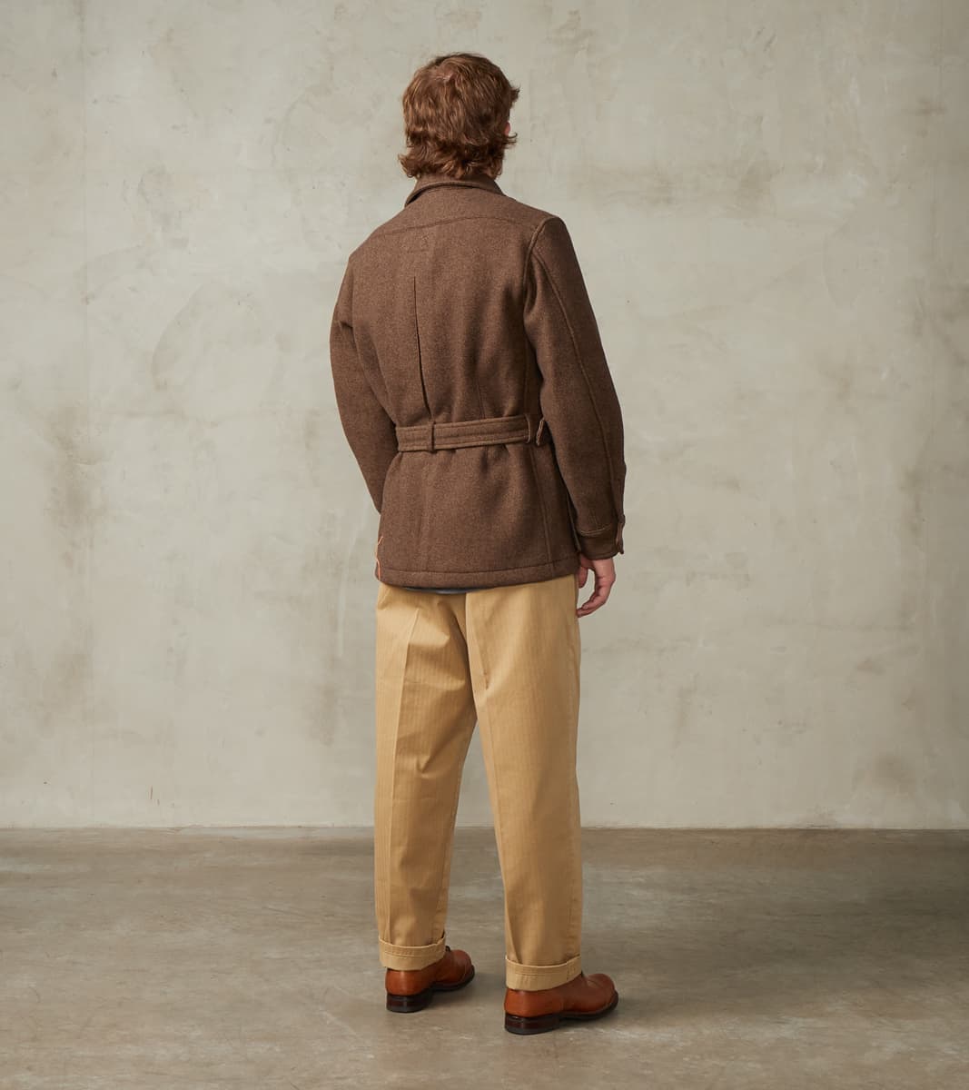 Saharan Jacket - Brown Wool Twill