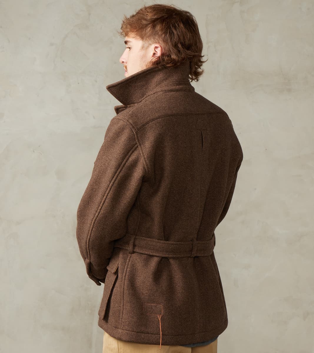 Saharan Jacket - Brown Wool Twill