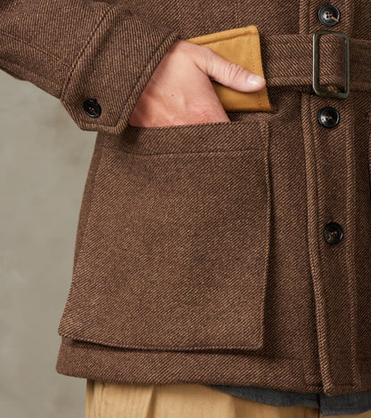 Saharan Jacket - Brown Wool Twill