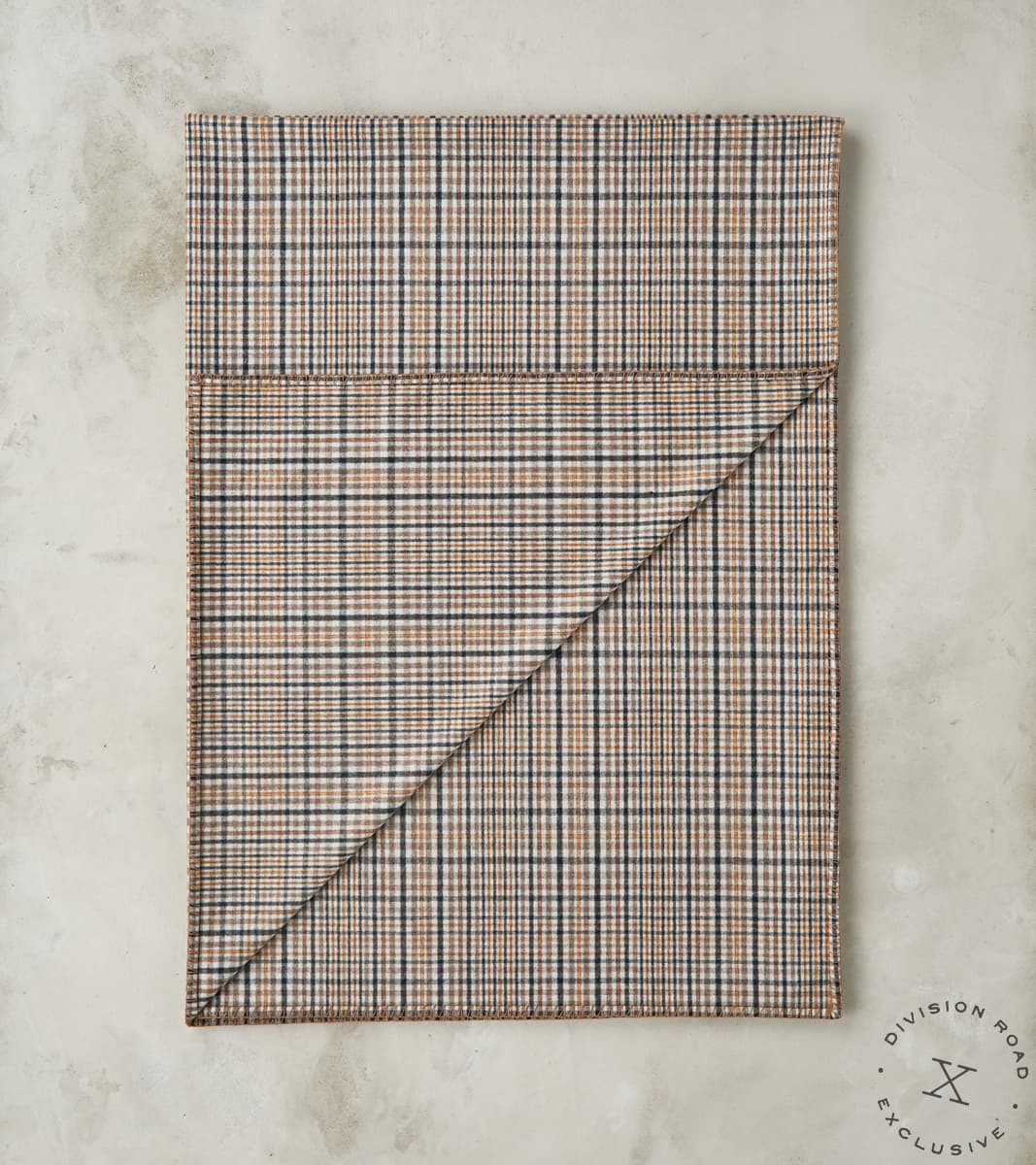 Fox Brothers® x Division Road Antique Gold Fancy Check Twill