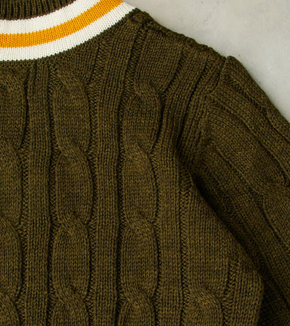 Fox x DR Cricket Club Sweater - Cedar & Brass