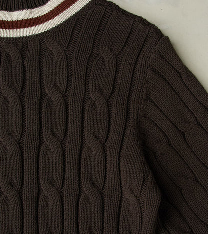 Fox x DR Cricket Club Sweater - Charcoal & Iron