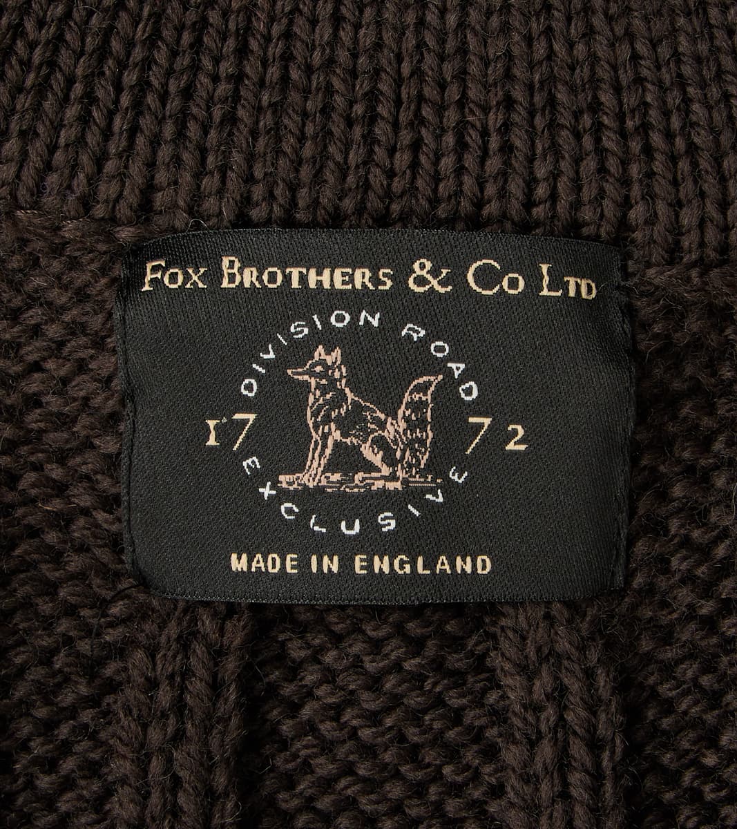 Fox x DR Cricket Club Sweater - Charcoal & Iron