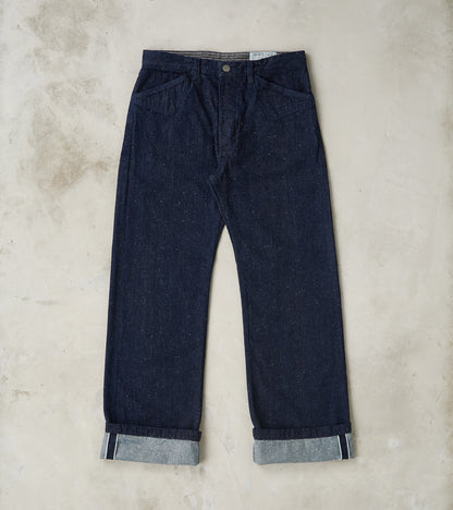 Benton Pant - 11oz Japanese Selvedge Fleck Denim - Indigo