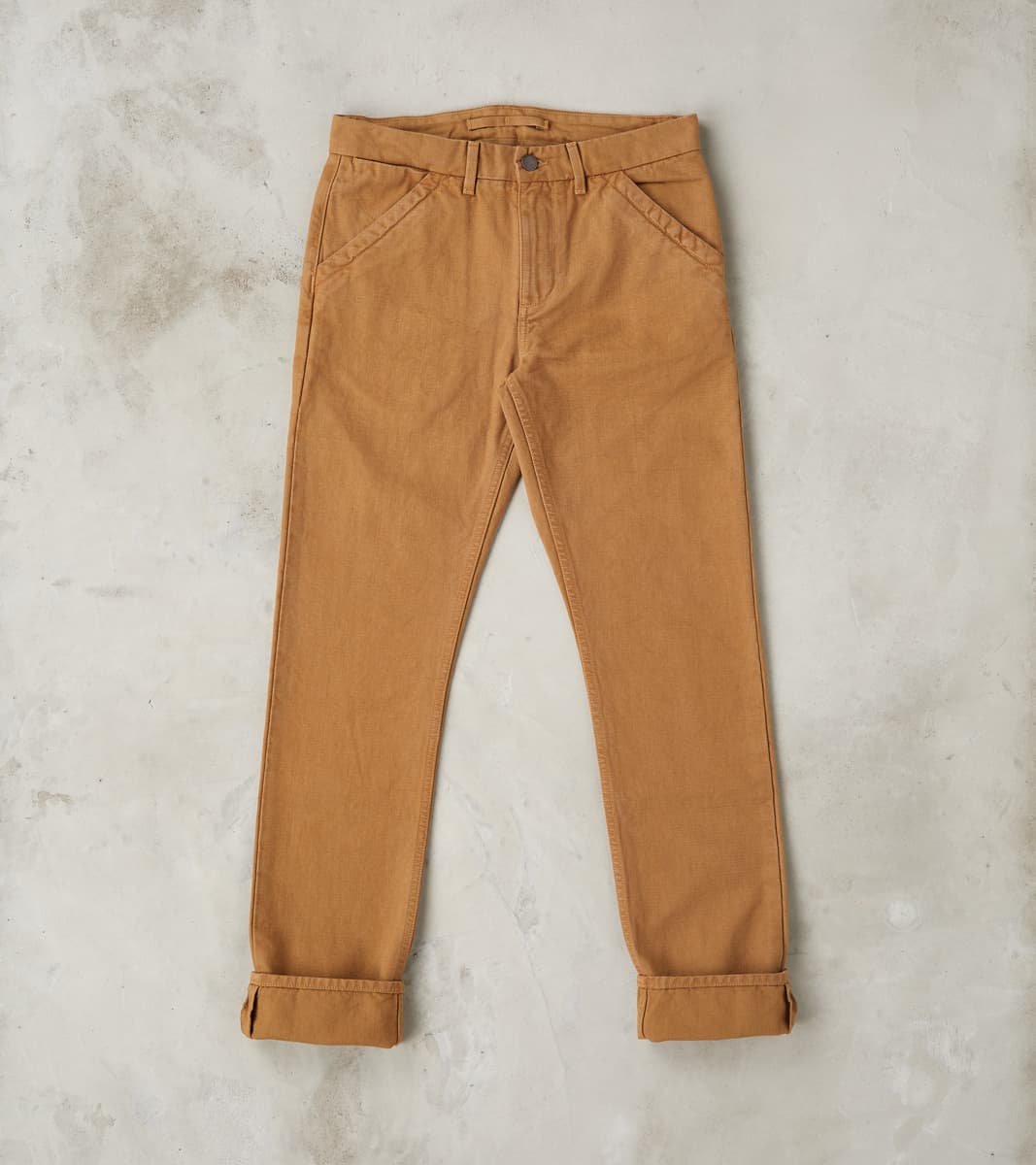 Freenote Cloth Workers Chino - 14oz Japanese Military Slub Canvas - Ta…