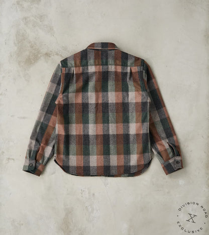 Benson - Fox Brothers® x Division Road Twill Flannel - Forest Hunter Check