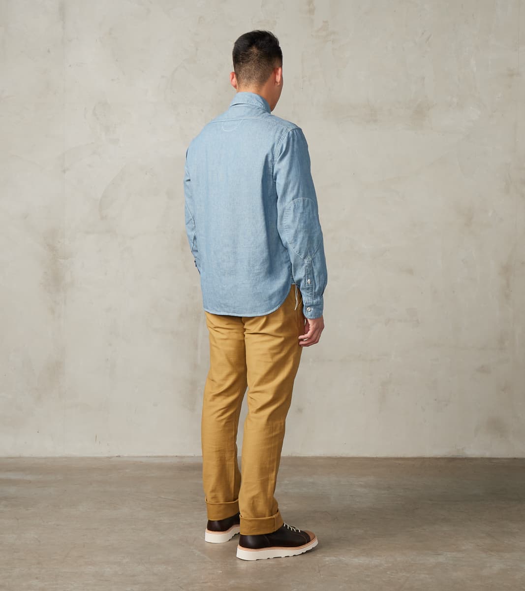 Lambert - Japanese Herringbone Chambray - Indigo