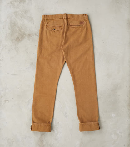 Workers Chino - 14oz Japanese Military Slub Canvas - Tan